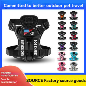 Harnes anjing sistem Oxford MOLLE, ransel cocok berburu bernapas tahan lama Pet rompi <span class=keywords><strong>Harness</strong></span> anjing luar ruangan - Product Image 5