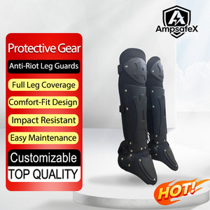 Protectores de Piernas de Material PC de Cuerpo Completo Marca AmpsafeX, Equipo de Defensa Personal Anti Trauma, Venta al Por Mayor Directa de Fábrica, Personalizable - Product Image 1