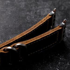 <span class=keywords><strong>Correa</strong></span> de piel de vaca de capa superior hecha a mano para <span class=keywords><strong>Apple</strong></span> <span class=keywords><strong>Watch</strong></span> Ultra 49mm 45 44 pulsera de cuero suave para Iwatch correas de reloj de cuero genuino - Product Image 6