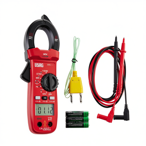 Multimètre à pince numérique Usag 076 Mc, testeur de tension et de courant AC/DC avec fils et piles - Product Image 2