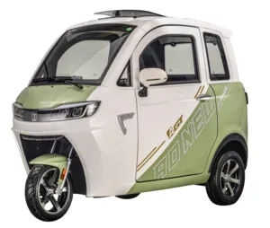 LYLGL EEC mobil listrik kecil dewasa, mobil listrik kecil tertutup pintar tiga roda produk laris