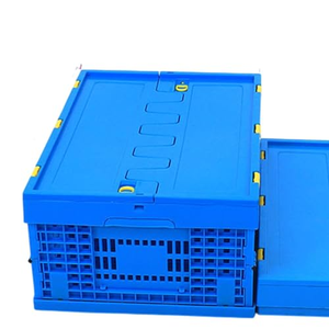 Caja de Plástico Apilable y Encajable de 74L con Tapa Adjunta, Resistente - Product Image 3