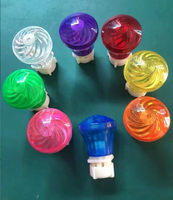 Abat-jour LED pour parc d'attractions au design moderne, étanche, en plastique cabochon, base E10 E14