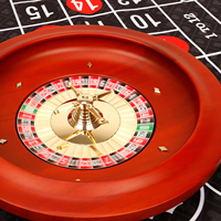 Roulette en bois pour adultes 11 "Roulette de casino en bois massif Planche à roulette professionnelle pour les soirées de jeu en famille