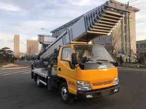 GAOLIYA - Veículos de trabalho em alta altitude para uso ao ar livre, 40m, com escada dobrável de expansão e elevador hidráulico de 4 pernas