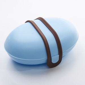 Portable Travel <b>Soap</b> Box Oval Shape Leak Proof Lid <b>Mini</b> For Bags PP Material - Product Image 5