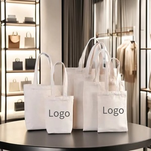 Superior Quality Personalized <b>Canvas</b> <b>Tote</b> <b>Bag</b> for Women with Zipper Closure Portable Design and Custom Printed Logo - Product Image 4