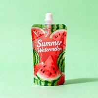 Pochette Doypack Personnalisée Imprimée en Héliogravure, Écologique, Anti-humidité, pour Aliments pour Animaux, avec Bec Verseur, 50ml-500ml, Emballage Alimentaire Stratifié PE