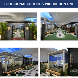 Hiện đại 3x4 Hy Lạp hồ bơi pergola không thấm nước nhôm ngoài trời pergola PVC nhựa hợp kim khung ban công kiến trúc vòm màn hình - Product Image 6