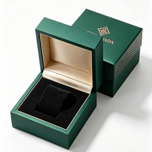 Boîte à montre de luxe personnalisée FX, boîte cadeau rigide à clapet avec impression de logo, fabricant en gros - Product Image 1