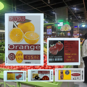 10.2 pouces Esl Alcohol Store <span class=keywords><strong>Carte</strong></span> de <span class=keywords><strong>prix</strong></span> numérique E-Paper E Ink Display Étiquette de <span class=keywords><strong>prix</strong></span> d'étagère électronique <span class=keywords><strong>pour</strong></span> les systèmes Eas de supermarché - Product Image 1