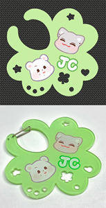 Trung quốc sản xuất thời trang Kawaii phim hoạt hình Sakura Carabiner chủ chốt biểu tượng tùy chỉnh nhựa acrylic Keyring Keychain - Product Image 5