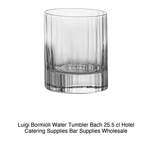 Vaso para agua Bach de Luigi Bormioli, 25.5 cl, altura 9 cm, diámetro 7.5 cm - Product Image 2