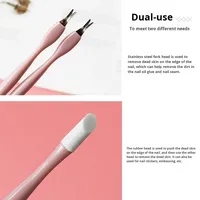 Alat Pengelupas Profesional 2-in-1 untuk Kulit Mati dan Penghilang Keratin untuk Perawatan Kuku dan Manikur