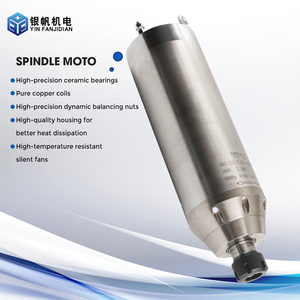 <span class=keywords><strong>Husillo</strong></span> de <span class=keywords><strong>Carpintero</strong></span> de Alta Velocidad de 7.5kw Refrigerado por Agua de 800HZ con Motor de Alta Velocidad <span class=keywords><strong>para</strong></span> Máquina Herramienta - Product Image 1