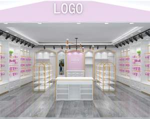 Aménagement intérieur <span class=keywords><strong>de</strong></span> <span class=keywords><strong>magasin</strong></span> <span class=keywords><strong>de</strong></span> <span class=keywords><strong>lingerie</strong></span> féminine avec mobilier <span class=keywords><strong>de</strong></span> présentation, étagères murales pour l'affichage <span class=keywords><strong>de</strong></span> la <span class=keywords><strong>lingerie</strong></span> féminine - Product Image 1