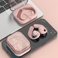 Écouteurs sportifs TWS V5.3 portables avec crochets supra-auriculaires pour un confort ultime et un ajustement sécurisé, basses profondes, étanches IPX4, écouteurs OWS