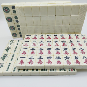 Ivory Color Mahjong <b>Tiles</b> 4042 Handmade Melamine Medium Large Size For Home Dormitory Chess Card Entertainment - Product Image 4