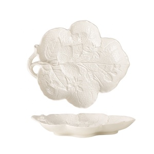 Western Food <b>Pasta</b> Dinner Plate White Ceramic Dessert Salad Plate French Afternoon Tea Frubrownregular Plates Household Embogirl - Product Image 4