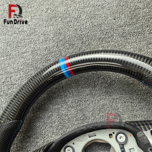 Volante de Fibra de Carbono con Paletas Personalizado para <span class=keywords><strong>BMW</strong></span> Serie E E91 <span class=keywords><strong>E46</strong></span> M3 X5 E53 E63 X1 E84 E61 E34 E60 M5 E43 X3 E83 E30 E85 - Product Image 3