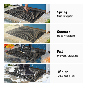 Tapetes Personalizados para Puerta Principal, Tapetes para Puerta de Casa, Tapetes de Primavera, Lindos Tapetes de Goma Negra para Exteriores - Product Image 6