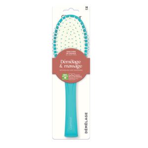 Brosse démêlante et massante pour usage domestique, coiffage quotidien, démêlage doux, brosse à cheveux essentielle recyclée - Product Image 4