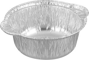 Pots et casseroles jetables en aluminium rond avec couvercle - Product Image 3