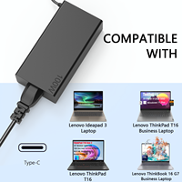 Cargador Original para Portátil USB-C de 100W al por Mayor, Adaptador de Corriente Tipo C para Lenovo