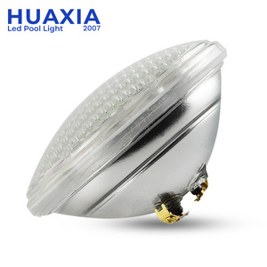 <span class=keywords><strong>Ampoule</strong></span> LED de <span class=keywords><strong>piscine</strong></span> HUAXIA Standard PAR56 en verre, étanche IP68, 12V 24W, RVB à changement de couleur, lampe de remplacement subaquatique pour niche - Product Image 3