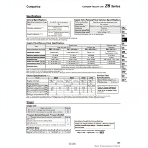 Unidad de vacío industrial compacta SMC Pneumatics modelo - Product Image 1