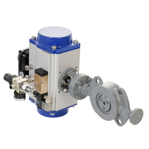 Normal Metal <b>Sealing</b> with Pneumatic Drive up to Dn600 for Single Acting (90 Degree Rotary) - Product Image 5
