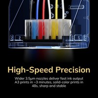 Nouvelle imprimante DTF InkSonic H13 F1080 A3 avec four, imprimante DTF à transfert thermique sur film PET, machine d'impression de t-shirts de 14 pouces