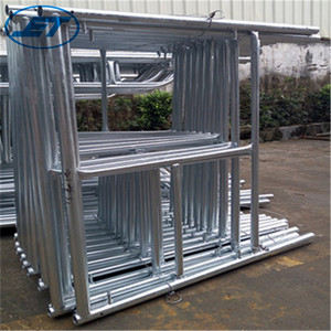 Échafaudage mobile galvanisé en H, échafaudage de construction robuste, échafaudage mobile pour l'ingénierie de la construction - Product Image 3