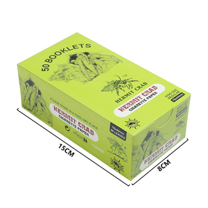 HermitCrab <b>Smoking</b> Rolling Paper 1/4 Size Slow Burn Organic Nature Custom Green Rolling Paper - Product Image 2