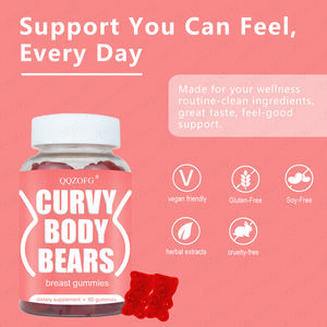 Venta caliente BBL Gummy Curvy Body Bears Shape Breast Gummy <span class=keywords><strong>Top</strong></span> Support <span class=keywords><strong>Muscle</strong></span> Gain Suplemento de vitamina 60 Count - Product Image 5