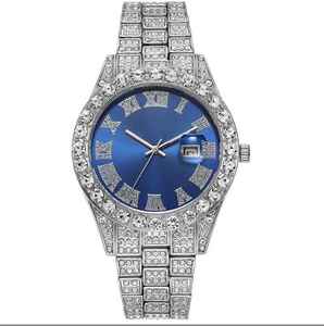 Montre à quartz pour homme multi-spécifications, design incrusté de diamants, style hip-hop, prix bas, vente en gros, pour le sport - Product Image 5