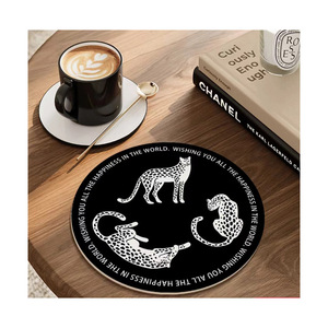 Factory Wholesale Absorbent Drink Tea Cup Mat Coasters for Promotion Drink Cork Custom Coaster