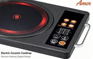 Fornello Elettrico Commerciale da Cucina, Piano Cottura Indipendente da Appoggio per Uso Esterno e Domestico - Product Image 2