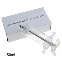 Mangeoire pour oiseaux en plastique avec injecteur en acier pour nourrir les bébés oiseaux, mangeoire pour perroquets, pigeons, pour boire et manger