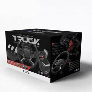Ensemble de volant de simulation de camion avec retour de force <span class=keywords><strong>HORI</strong></span> pour PC, jeu de simulation de camion européen - Product Image 1