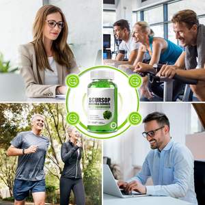 Caramelle Gommose Vegane al Graviola con Vitamina C e Zinco, Senza Zucchero, Estratto di Graviola Biologico, Integratore per Adulti, Marchio Privato - Product Image 2