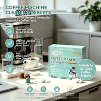 Tablettes détartrantes biodégradables pour machine à café, nettoyant écologique pour machine à expresso, formule naturelle