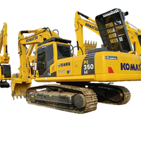 Excavator Hidrolik Bekas Komatsu PC350-7 35 Ton yang Ramah Anggaran untuk Proyek Reklamasi Lahan Skala Besar