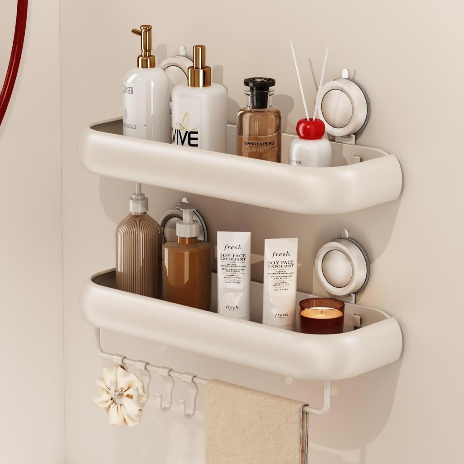 Support de rangement pour cannes et hameçons monocouche 30 cm