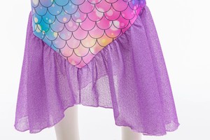 Mermaid Dress Birthday Girl Princess Ariel Costume Kids Halloween Cosplay Children Birthday Party <strong>Clothes</strong> - Product Image 6