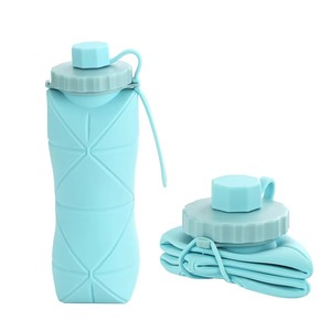 Dropshipping Shopify Fulfillment Products 2025 botella de agua plegable de silicona portátil para gimnasio de viaje al aire libre - Product Image 3