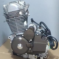 Rangkaian Mesin CB250 1 Silinder 4 Tak Berkualitas Tinggi CQRT4 Vertikal 250cc untuk ATV, Motor Trail, Pit Bike, Berpendingin Udara, Starter Elektrik