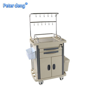 Peter Deng Infusion Cart 600x480x980mm 5 Layers With Drawer And Hooks For Hospital Use - Product Image 5