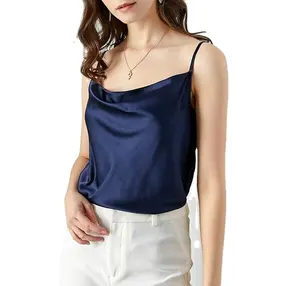 Top camisole en satin pour femmes, nouvelle collection, haute qualité