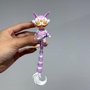 Pendentif d'ornement de Pâques de remise de diplôme moderne du milieu du siècle imprimé en 3D Hell Cat - Product Image 3